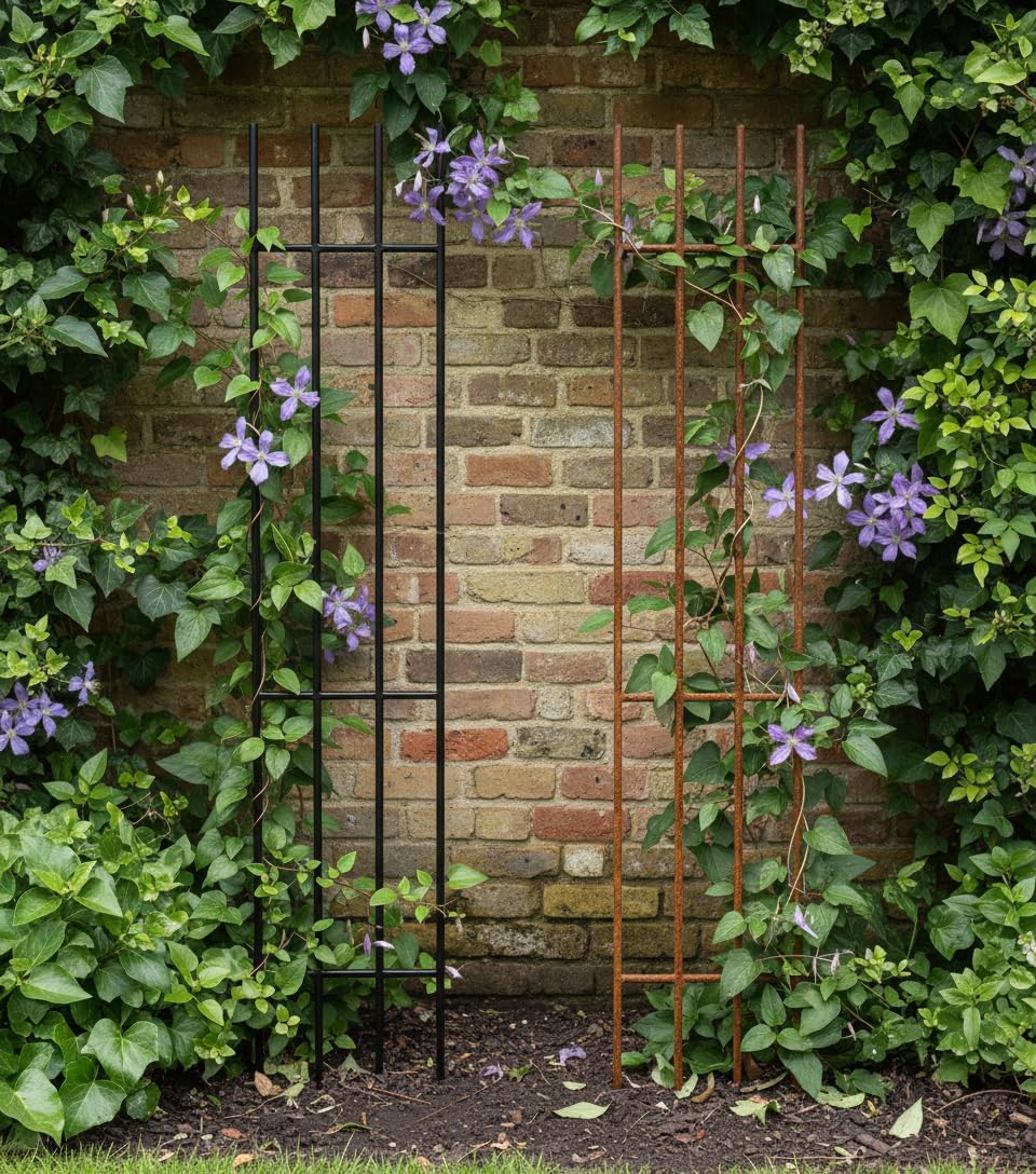 Kapaga - Rankgitter 150 cm - Rankhilfe Garten - Staudenhalter - Blumenhalter - Rankengewächs Pflanze