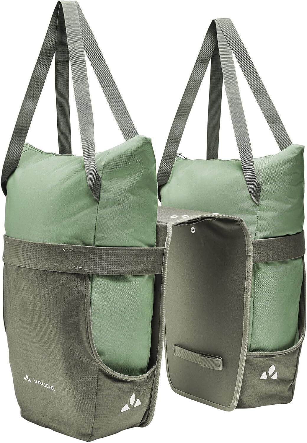 VAUDE TwinShopper - Fahrradtasche mit praktischer Shoppermöglichkeit, 44 Liter - Taschen einzeln nut