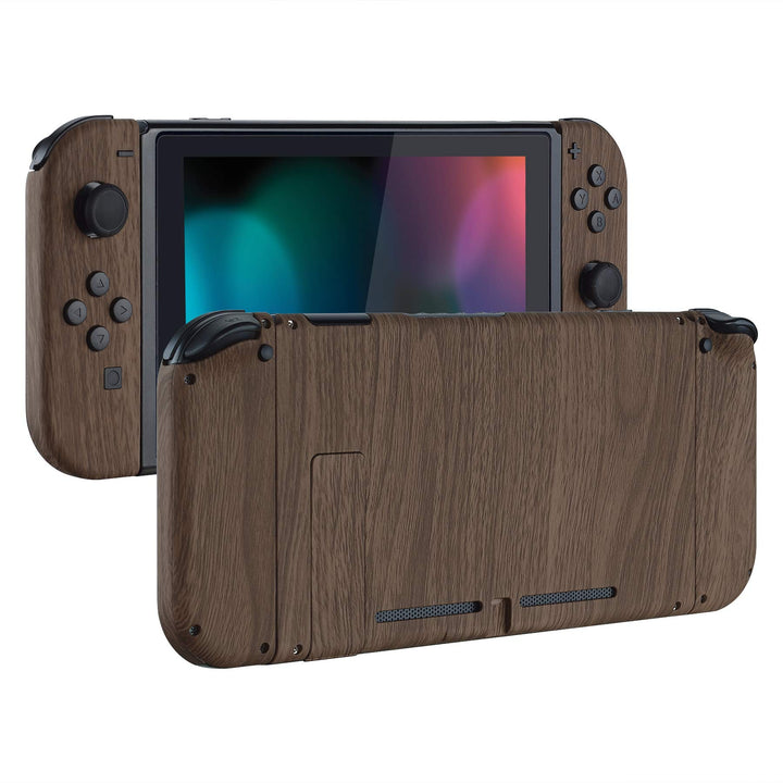 eXtremeRate Hülle Case für Nintendo Switch Joycon/Konsole, Rückgehäuse&Kickstand für Switch Console,