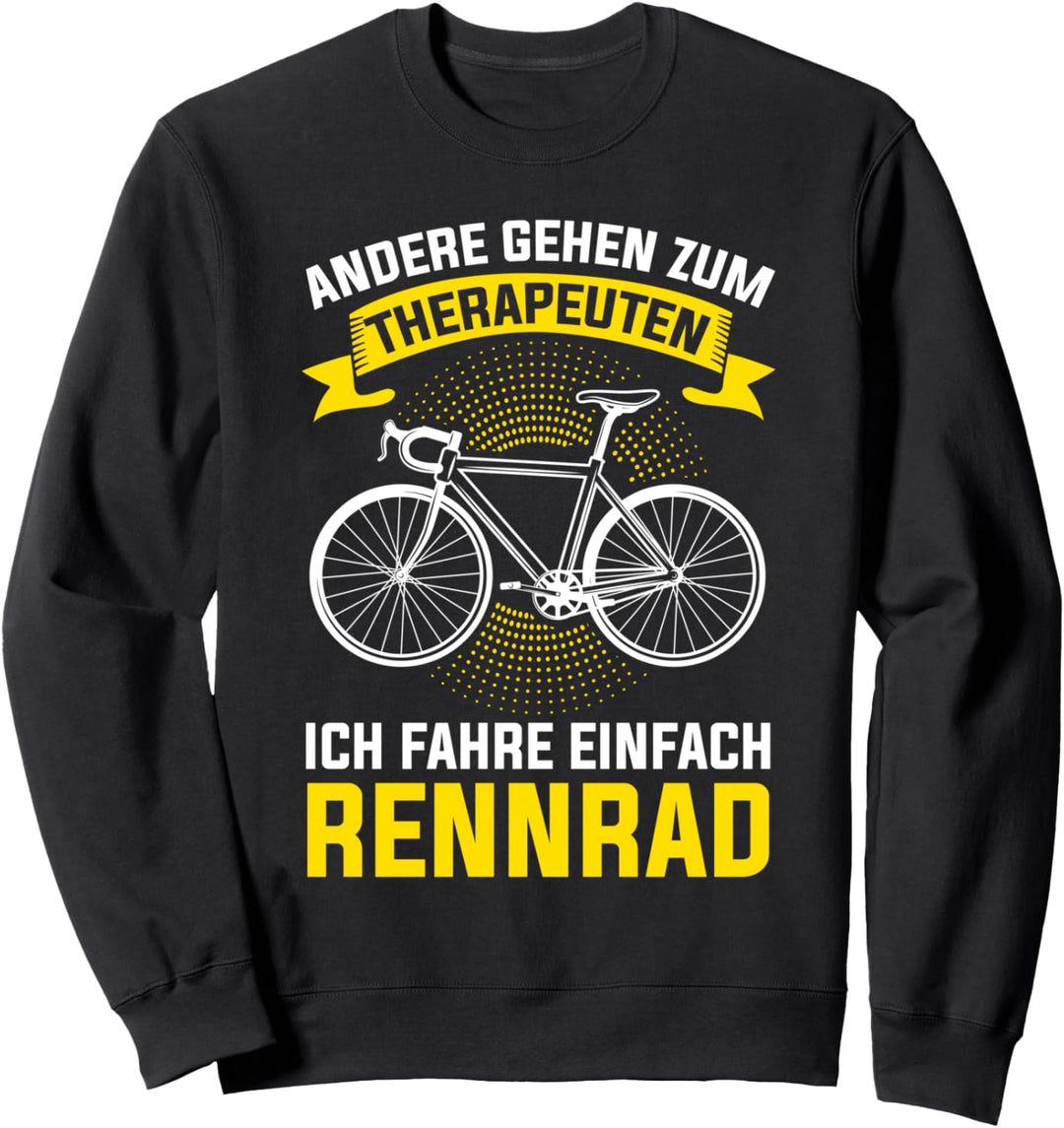 Fahrrad Therapie Fahrradrennen Rennrad Sweatshirt