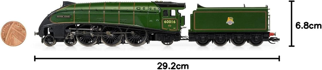 Hornby TT:120 Modelleisenbahn TT3008M BR Klasse A4 4-6-2 60016 „Silver King“ – Lokomotiven der 4. Är