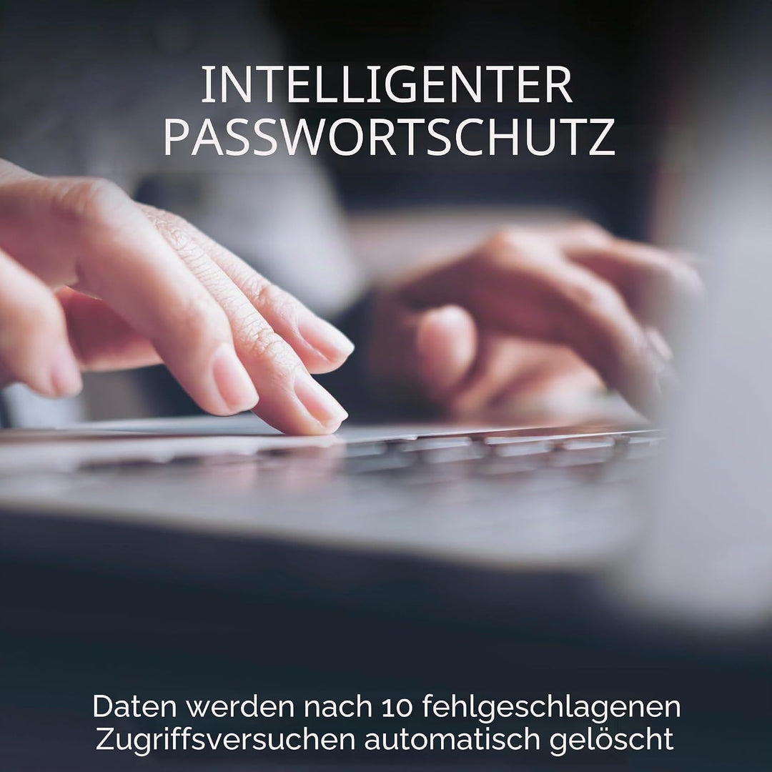 Integral Secure 360-C 64 GB Software-verschlüsselter USB-Flash-Laufwerk – USB-C-Anschluss – 256-Bit-