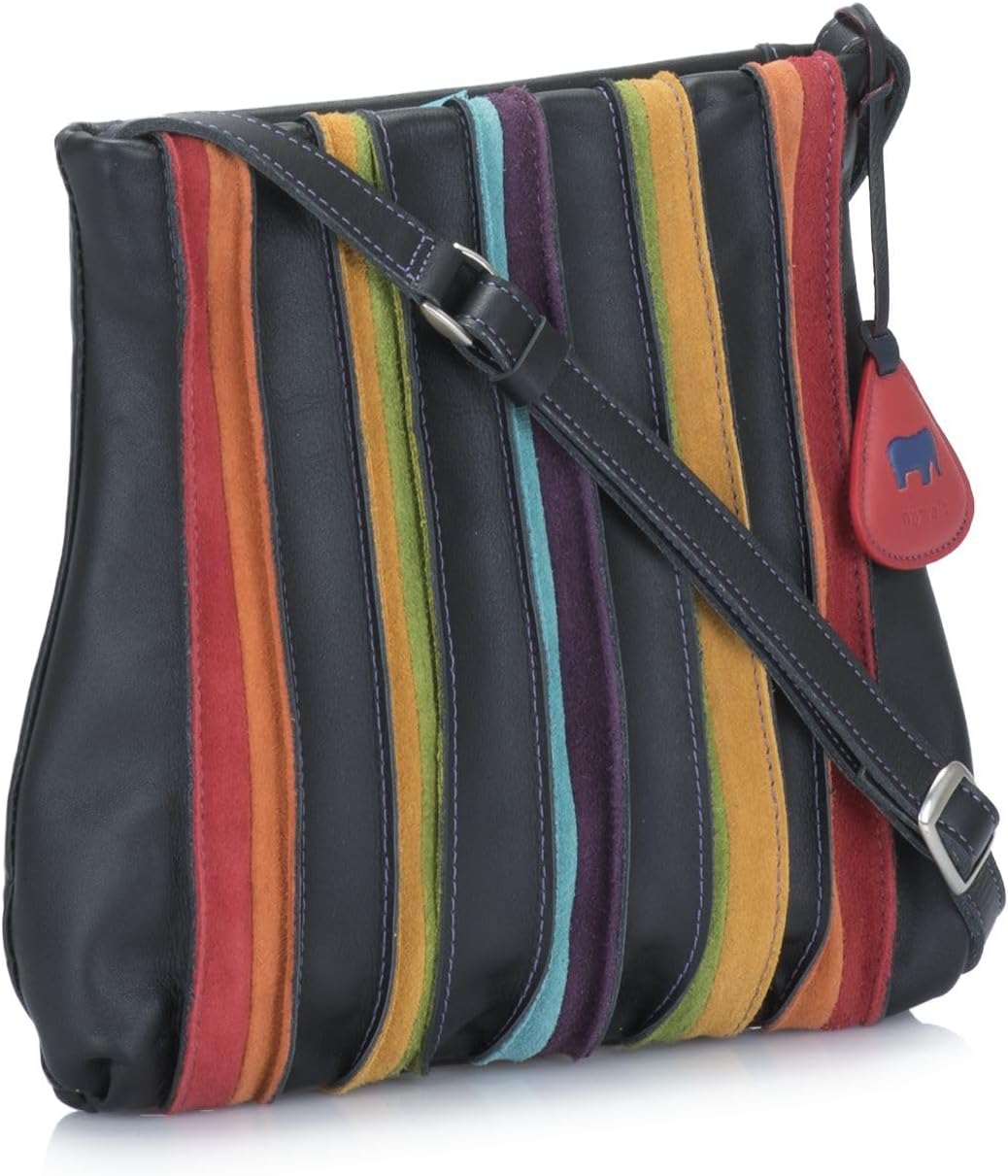 mywalit Unisex Medium Cross Body Bag Stofftasche Schwarz - Schwarz, Schwarz - Schwarz