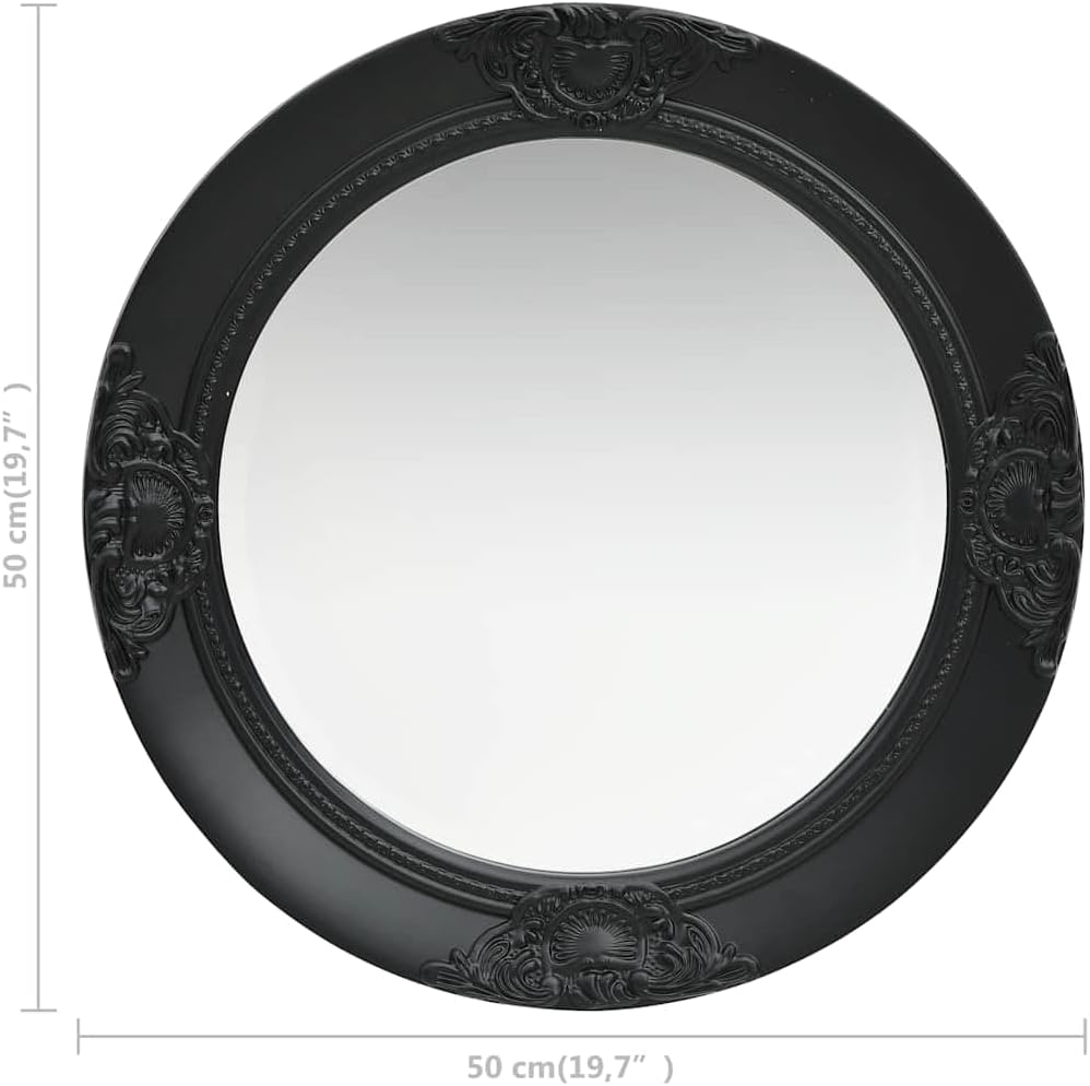 vidaXL Wandspiegel im Barock-Stil Antik mit Montagehaken Hängespiegel Dekospiegel Badspiegel Spiegel