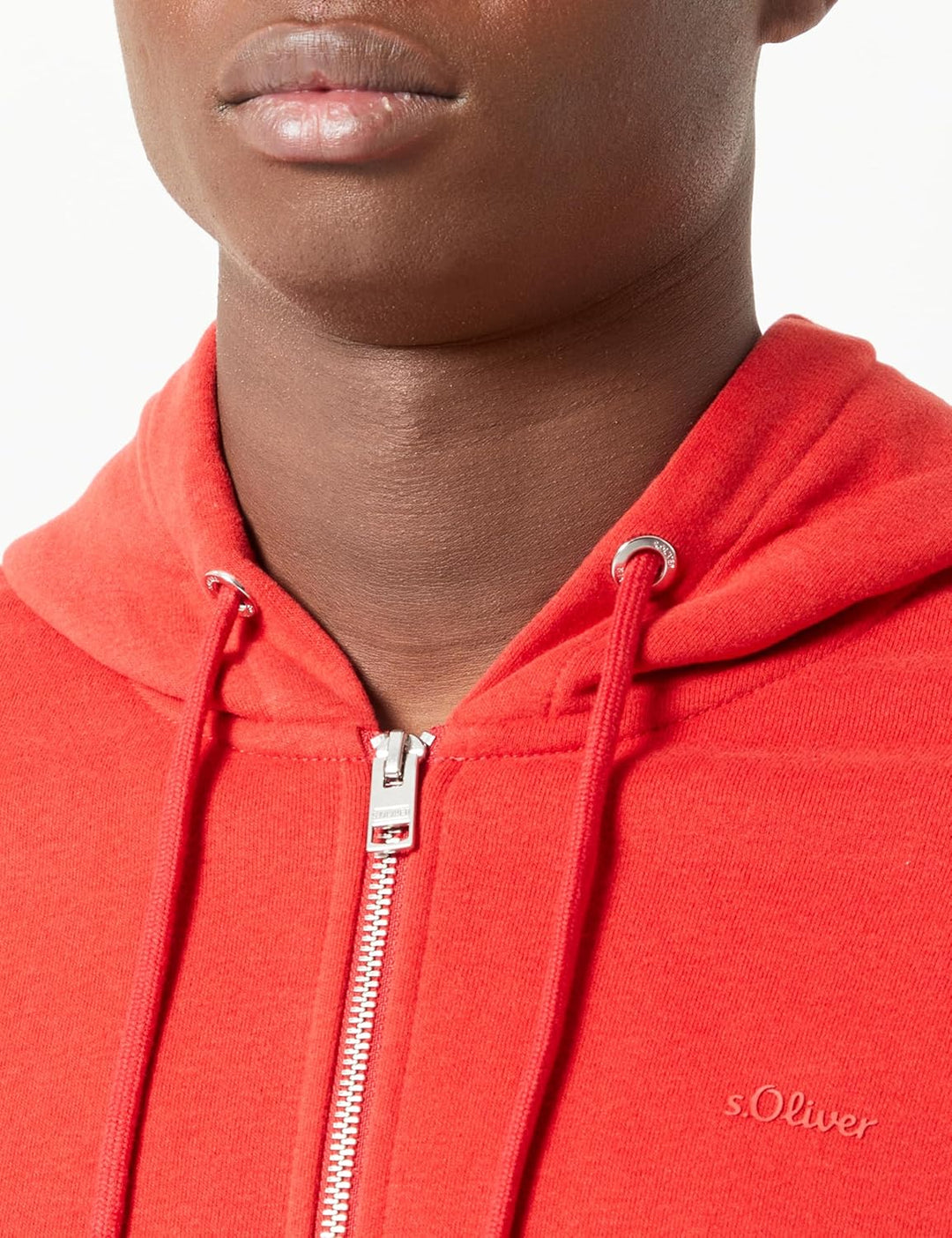 s.Oliver Herren Sweatshirt Jacke M Rot, M Rot