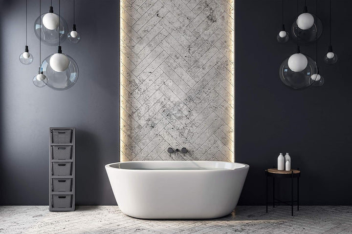 BranQ - Home essential Regal in Rattan Design, BPA-freie Kunststoff PP, Anthrazit, 29,5 x 24 x 80 cm