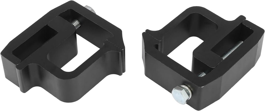 X AUTOHAUX 4Stk. Universal Einbauklemmen Halter Satz für LKW-Kappenschalen schwarz