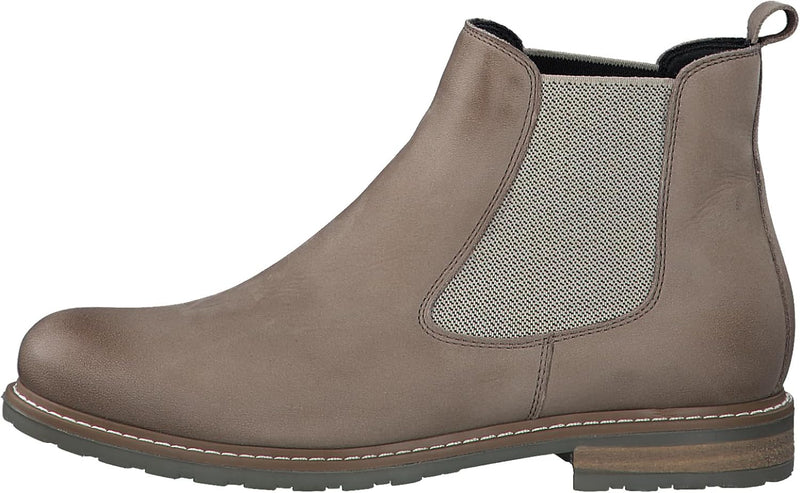 Tamaris Damen Klassische Stiefel, Frauen Stiefel 36 EU Grau Taupe Nubuc 353, 36 EU Grau Taupe Nubuc