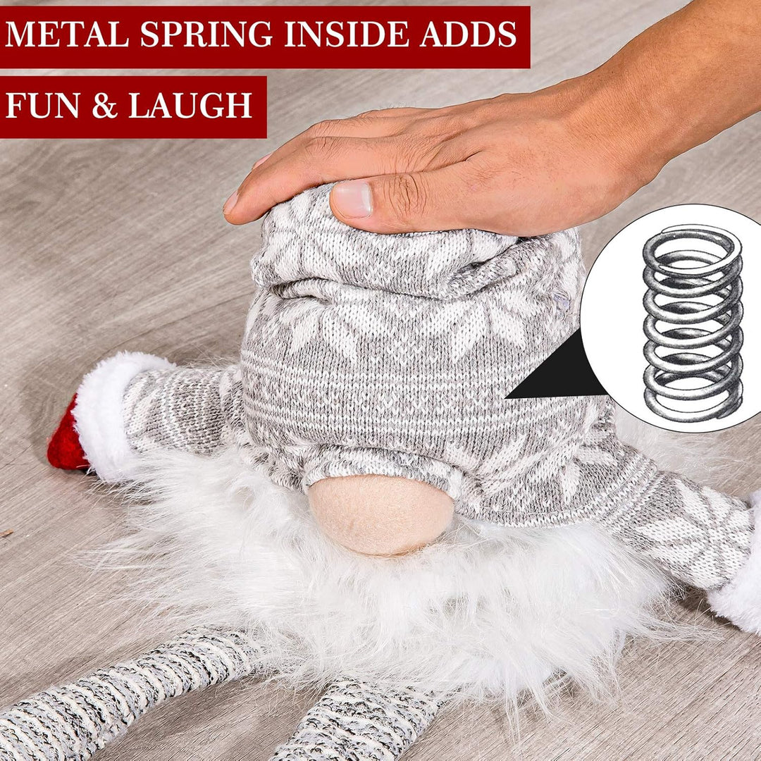 Whaline Weihnachtsbaumspitze, gross, schwedischer Zwerg, Weihnachtsmann-Ornament, skandinavischer Pl