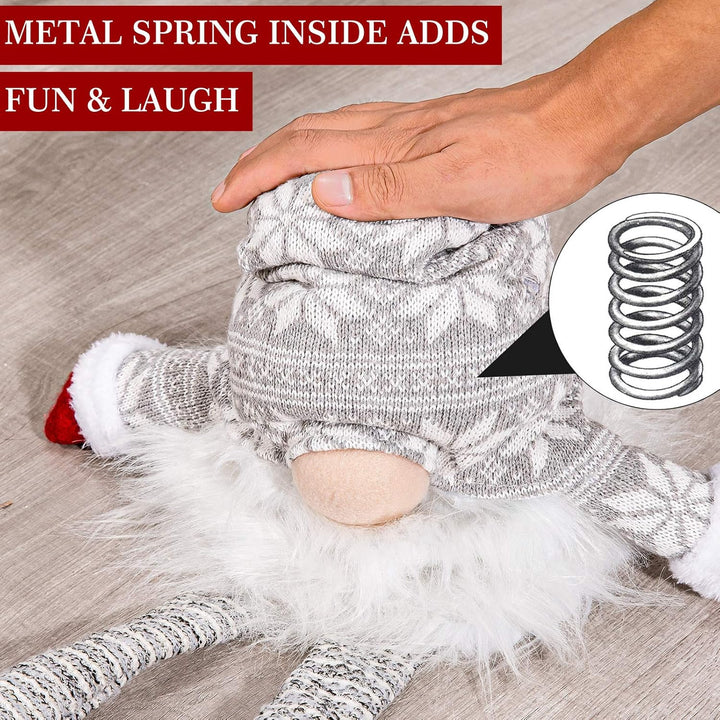 Whaline Weihnachtsbaumspitze, gross, schwedischer Zwerg, Weihnachtsmann-Ornament, skandinavischer Pl