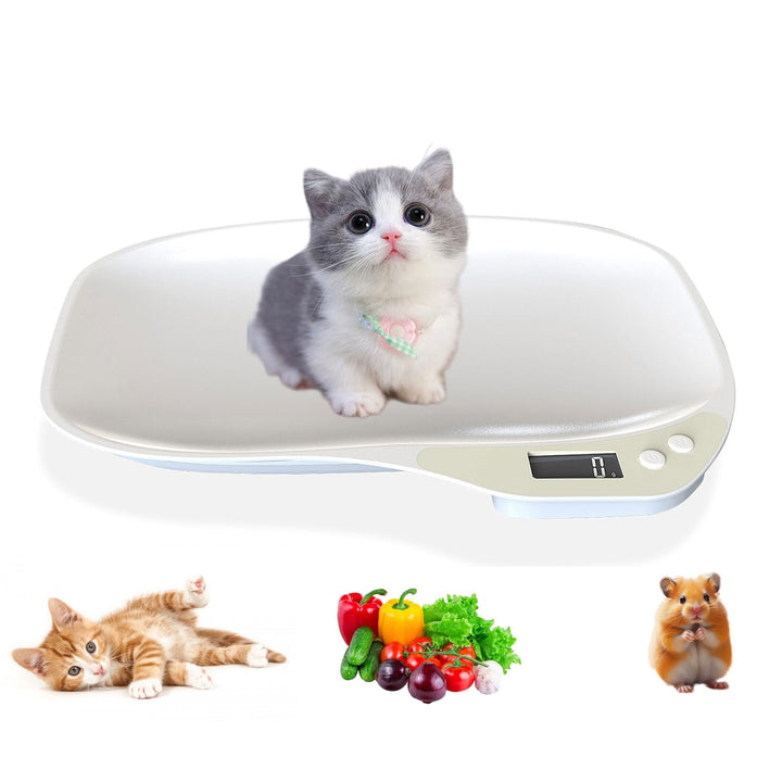 Tierwaage für Kleine Tiere, Kleine Digitalwaage Haustierwaage, Hundewaage 15Kg (±1gram), LCD Digital