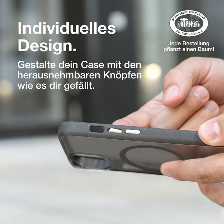 Woodcessories - iPhone 15 Pro Max Clear Case mit MagSafe | Transparente Handyhülle mit Kameraschutz