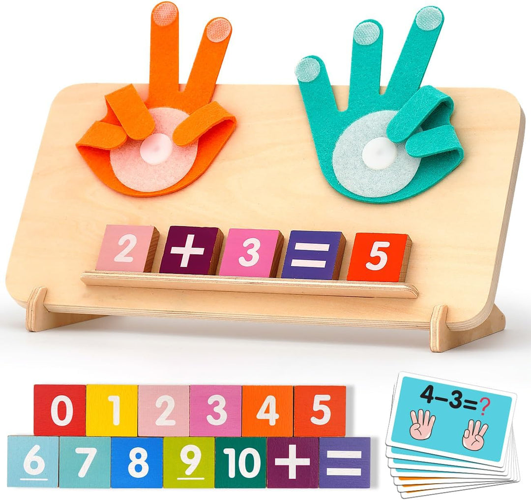 QYDKWK Mathe Spielzeug Zählen Lernen Lernspiele, Montessori Spielzeug ab 3 Jahre, Pädagogisches Vors