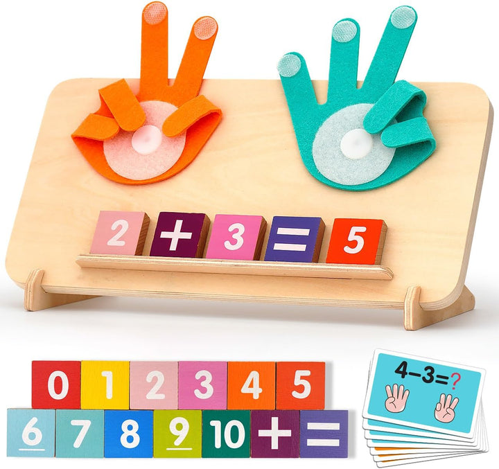 QYDKWK Mathe Spielzeug Zählen Lernen Lernspiele, Montessori Spielzeug ab 3 Jahre, Pädagogisches Vors