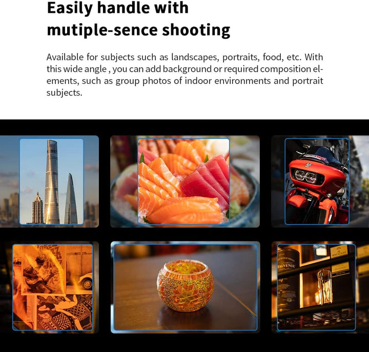 7artisans 25 mm F0.95 Weitwinkel-Blende, manueller Fokus, Fester Objektiv, APS-C für Sony E-Mount sp