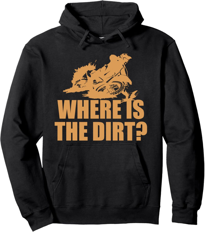 MX Motocross Biker Dirt Bike - Supercross Pullover Hoodie