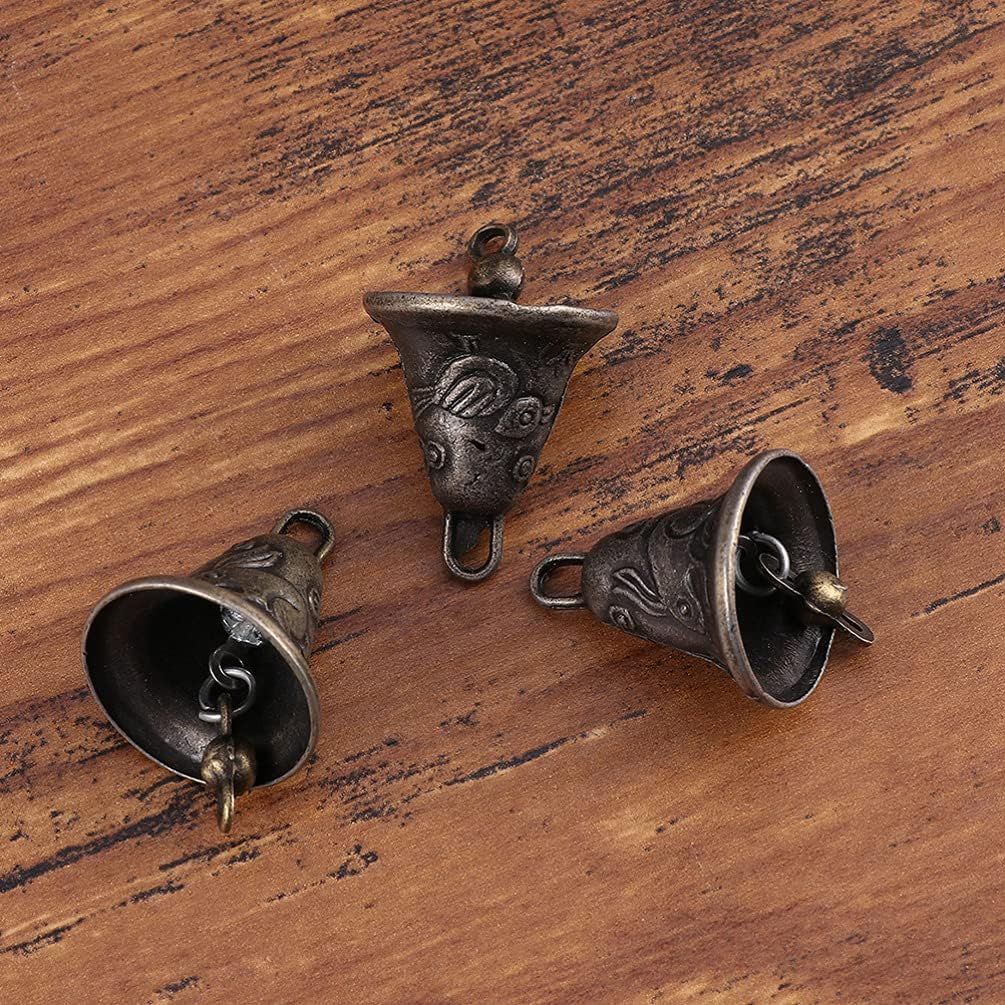 YARNOW Glöckchen Metall Vintage Antike Wind Glocken Anhänger Basteln Handwerk Glocken Feng Shui Glüc