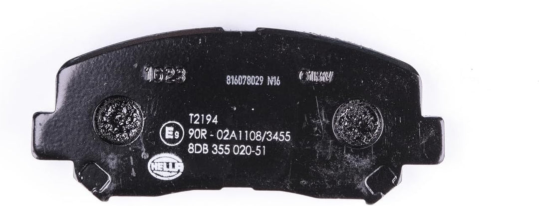 HELLA PAGID 8DB 355 020-511 Bremsbelagsatz - T2194 - Dicke/Stärke: 15.8mm - Bremssystem: Akebono - i
