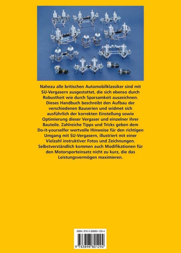 Praxishandbuch SU-Vergaser: Baureihen H, HD, HS, HIF, Gebundenes Buch