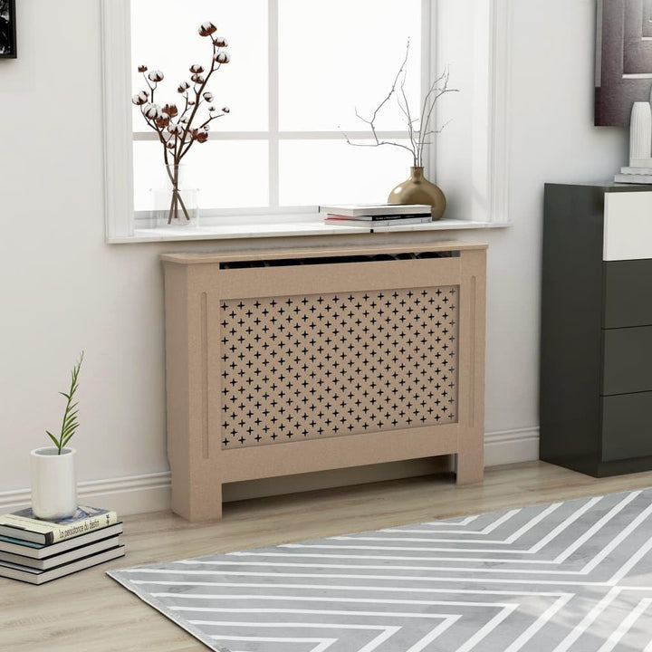 puraday Wohnzimmer Heizkörperabdeckung 112×19×81,5 cm MDF Heizkörper Abdeckung Verkleidung Heizkörpe