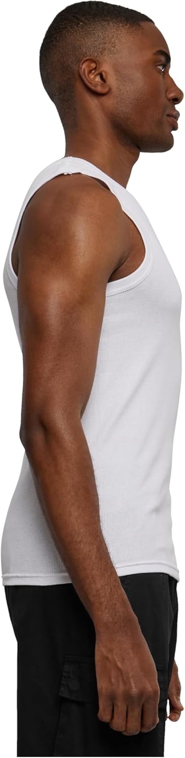 Urban Classics Herren Mens Tanktop XXL Weiss, XXL Weiss
