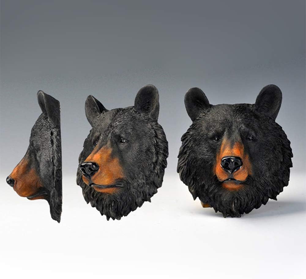 Tierkopf Wanddekoration,Dekorative Skulptur,Bär, Bär