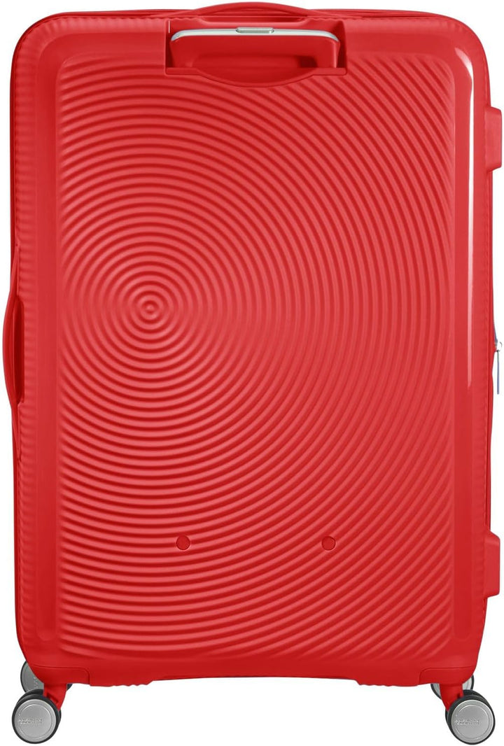 American Tourister Soundbox - Spinner L Erweiterbar Koffer, 77 cm, 110 L, Coral Red Rot (Coral Red)