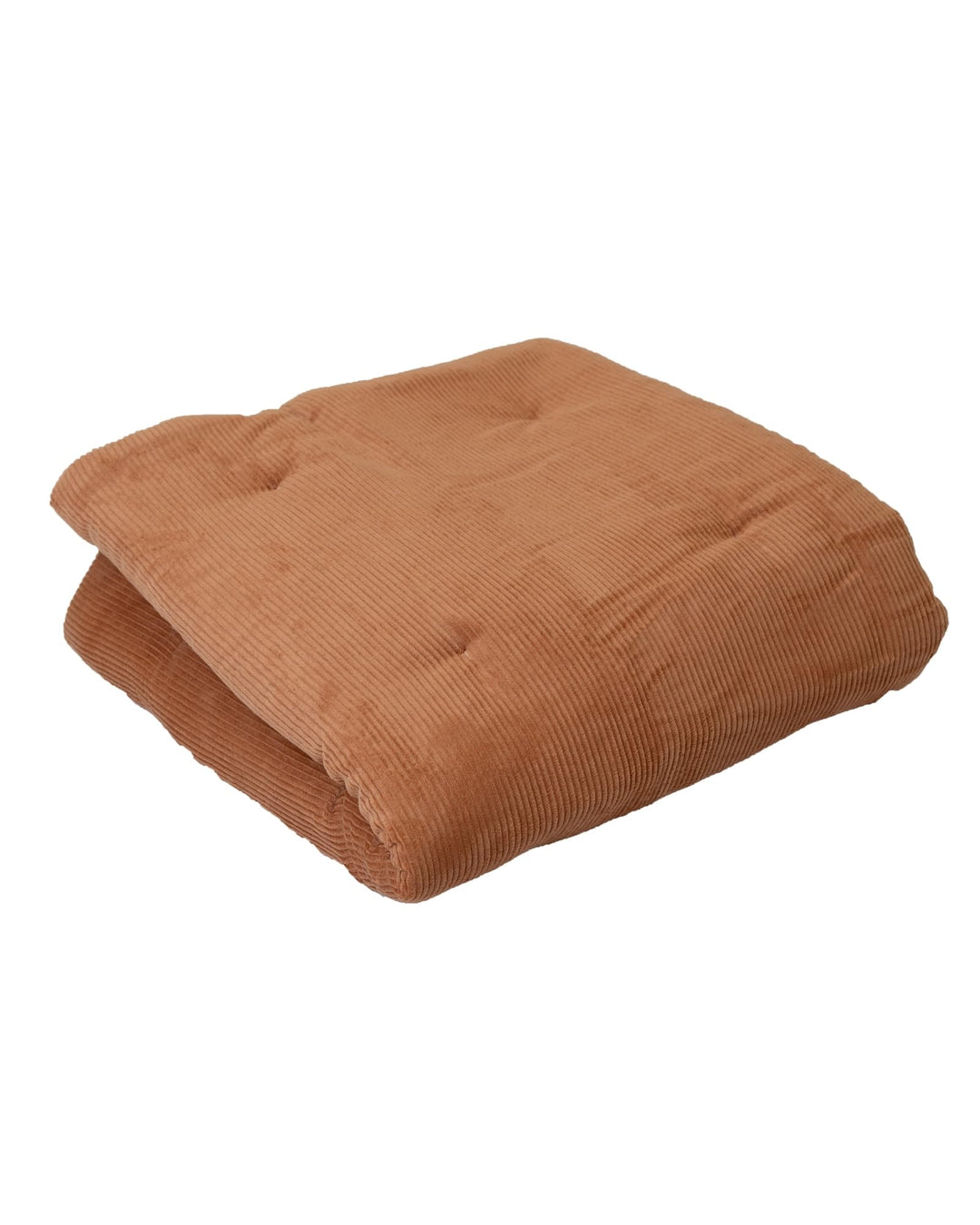 ULLENBOOM Krabbeldecke für Baby 100x100 cm - Dick und weich gepolstert Cord Caramel 100 x 100 cm, Co