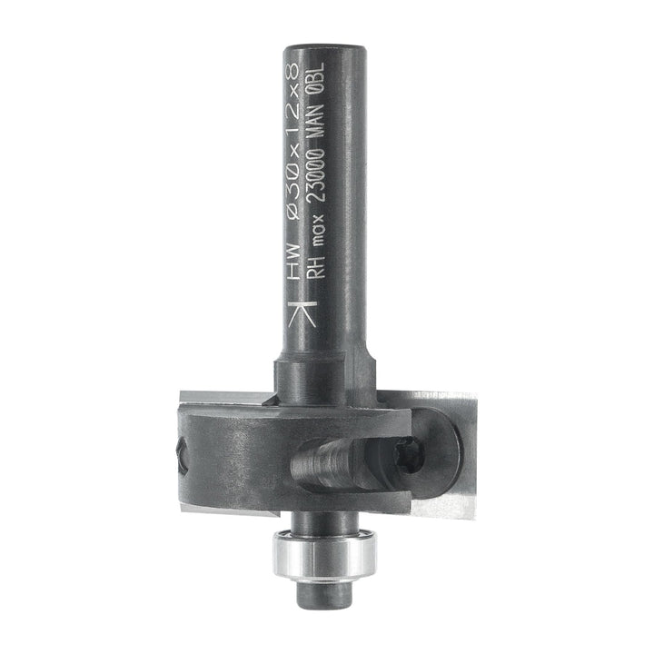 ENT 20310 Wendeplatten Falzfräser Schaft (S) 8 mm, Durchmesser (D) 30 mm, NL 12 mm, T 10 mm, GL 50 m