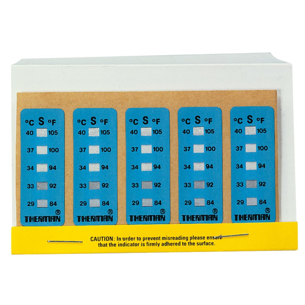 neoLab 3-1913 Temperatur-Messstreifen, 77 Grad C bis 99 Grad C (10-er Pack)