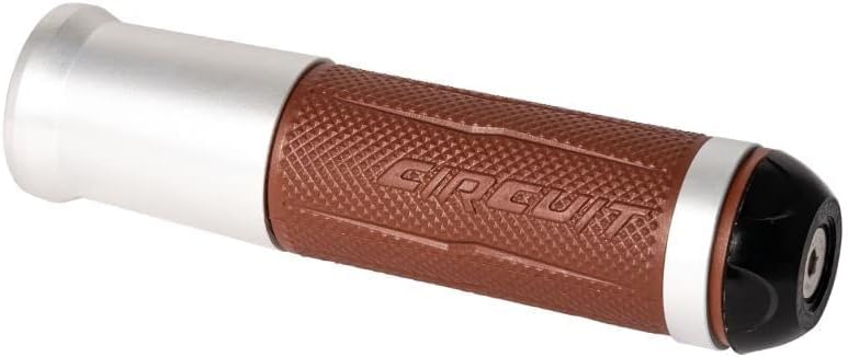 CIRCUIT Equipment MA017-34M Motorradgriffe Silverstone, Braun/Grau, Braun/Grau