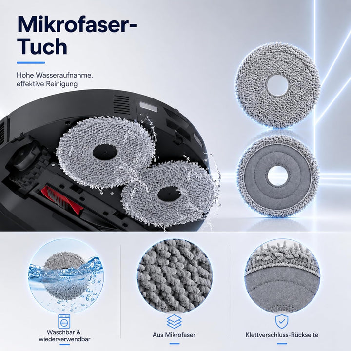 24 Stück Zubehörset,Kompatibel mit Roboter Qrevo S5V/Qrevo Curv/Qrevo Curv S5X/Qrevo Edge S5A Robote