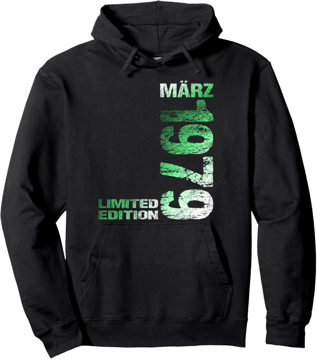 März 1979 Mann Frau 44. Geburtstag Limited Edition 44 Pullover Hoodie