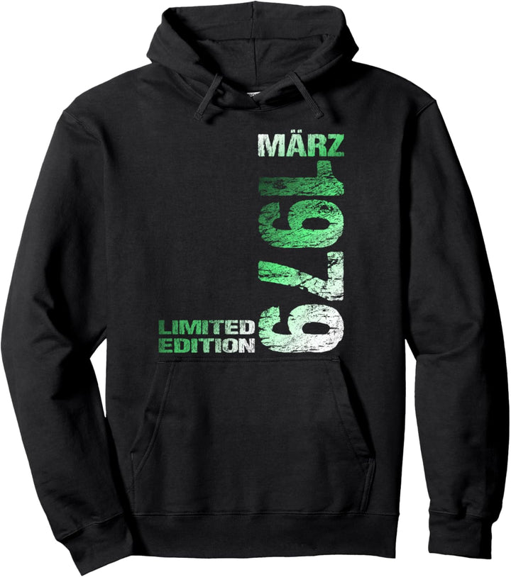 März 1979 Mann Frau 44. Geburtstag Limited Edition 44 Pullover Hoodie