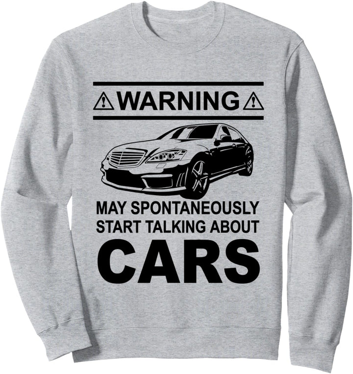 Funny Car Cars Engineer Mechanic Lovers-Men Teens Boys Sweatshirt