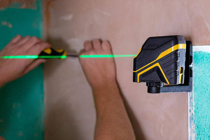 Stanley FatMax Kreuz- &amp; Linienlaser FCL-G grün FMHT77586-1 (mit grüner Laser-Diode, horizontale &amp; ve