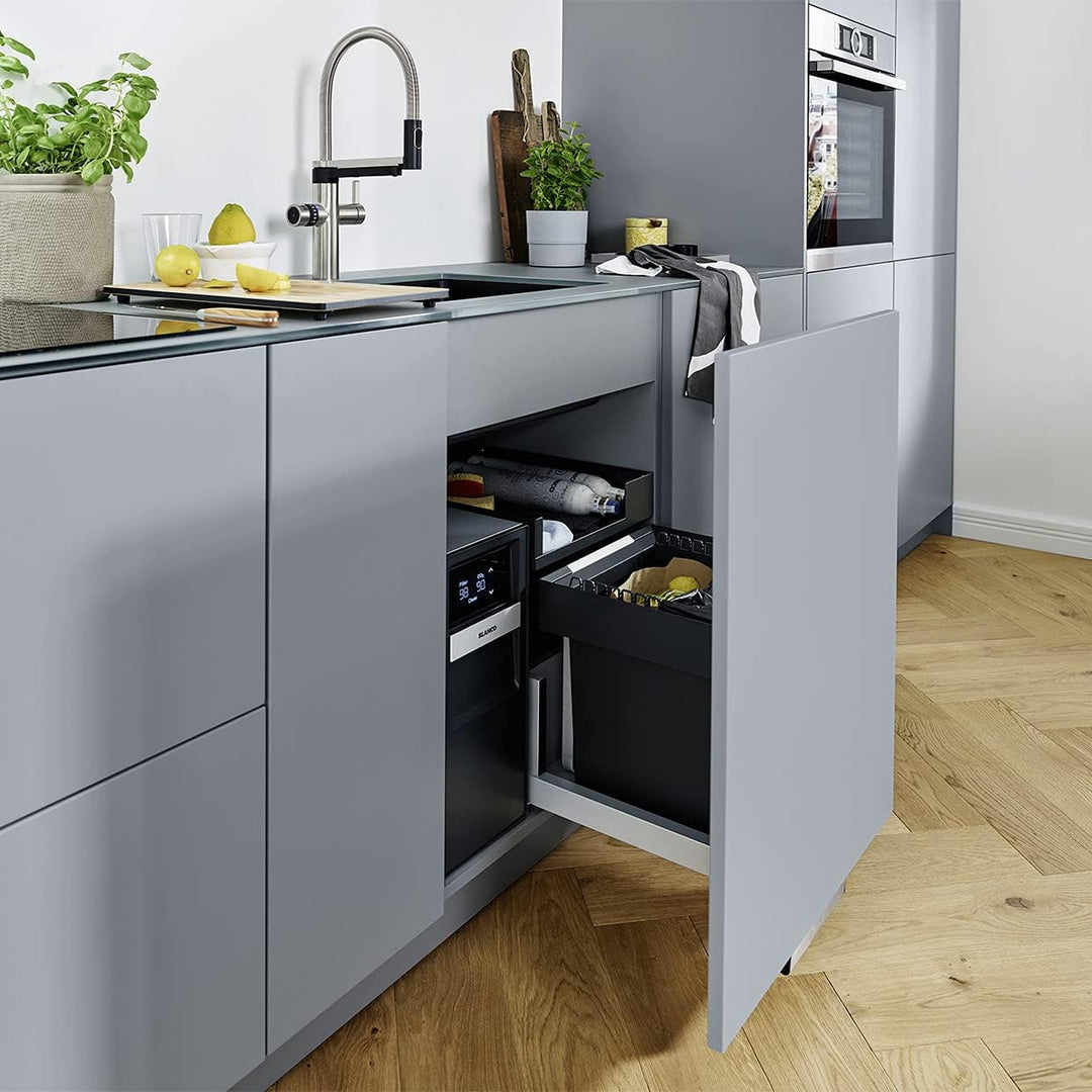 BLANCO drink.soda EVOL-S Pro PVD Steel | Multifunktionales Soda-Wassersystem | Gekühltes Wasser in s