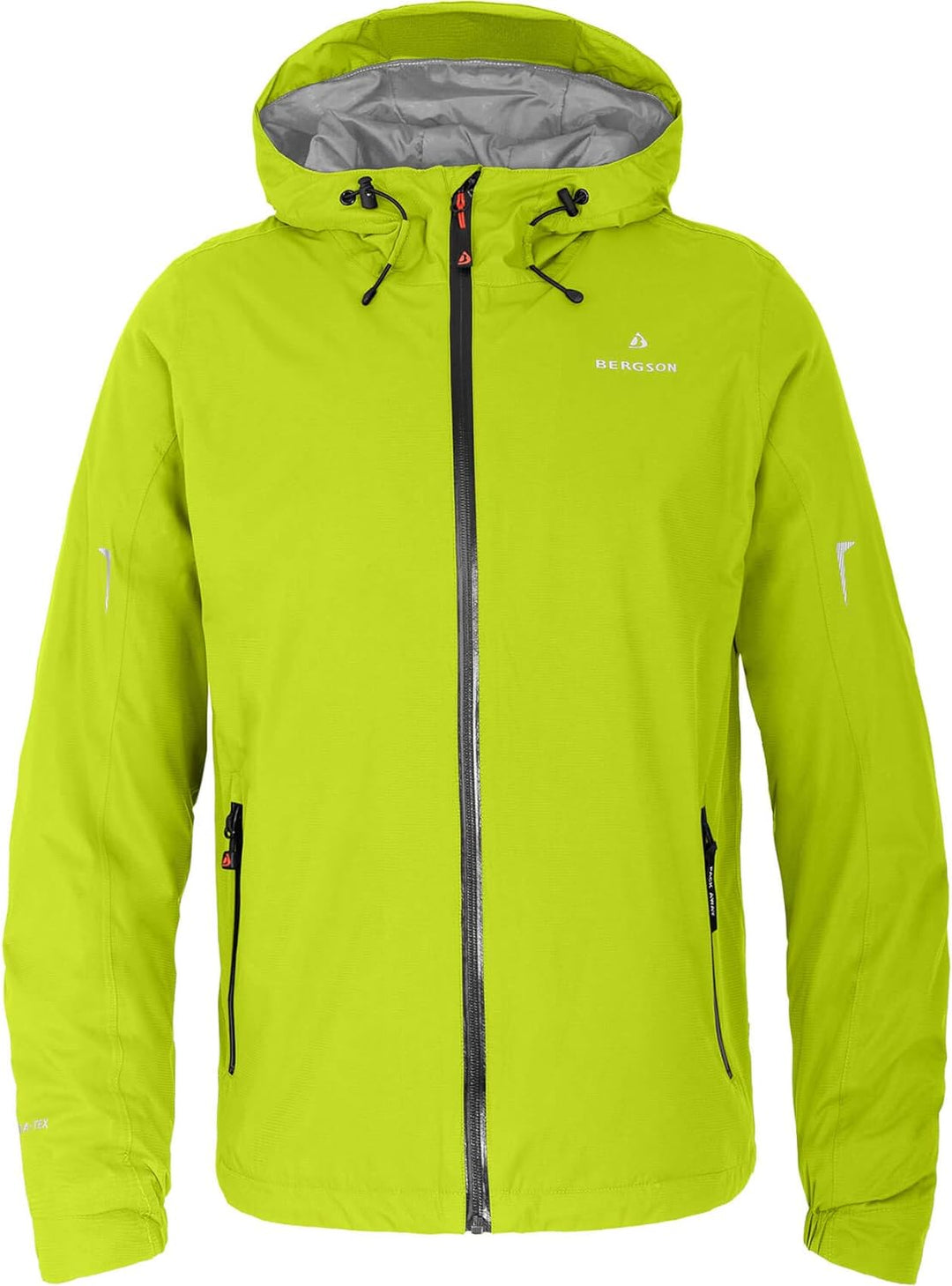 Bergson Herren Regenjacke EGGEN THERMO - leicht wattiert - Wanderjacke - Fahrradjacke - Outdoorjacke