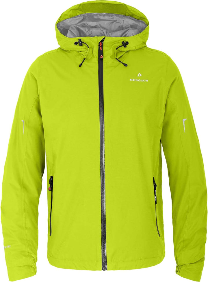Bergson Herren Regenjacke EGGEN THERMO - leicht wattiert - Wanderjacke - Fahrradjacke - Outdoorjacke