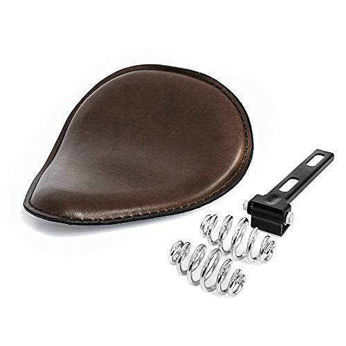Solo Sitz für Honda Shadow VT 1100 C2 / C3 Aero mit Federn braun