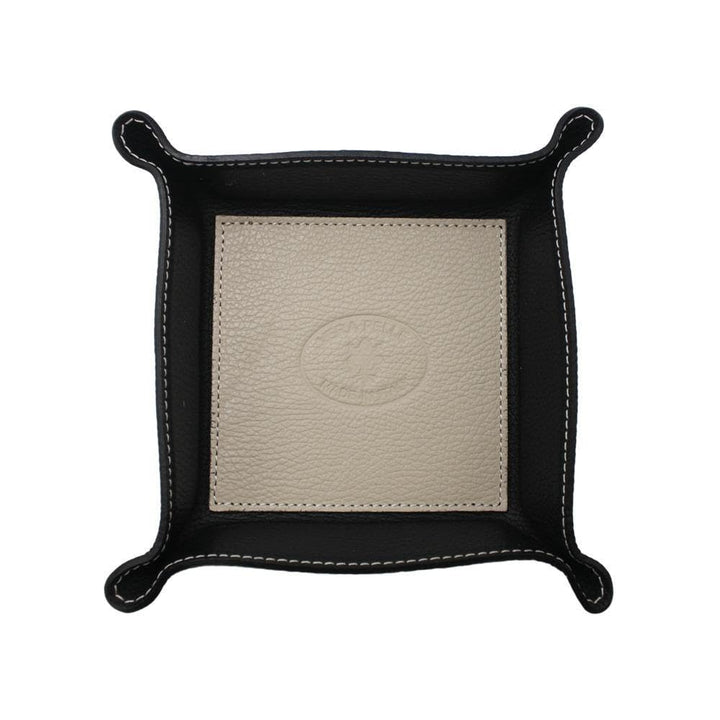 FrasiBags Taschenleerer aus echtem Leder - Quadratisches Ledertablett Organizer, Praktische Aufbewah