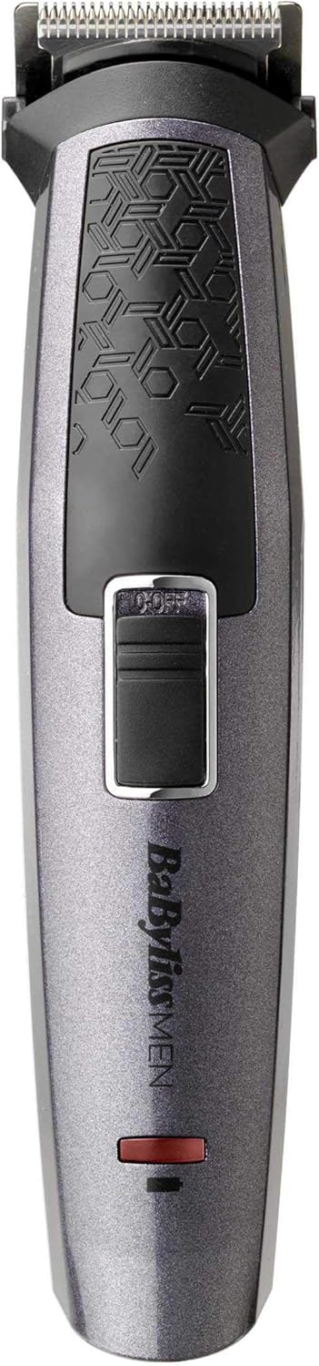 BaByliss 10-in-1 Carbon Titanium Multi-Grooming Trimmer Kit abwaschbar für Körper, Bart und Nasenhaa