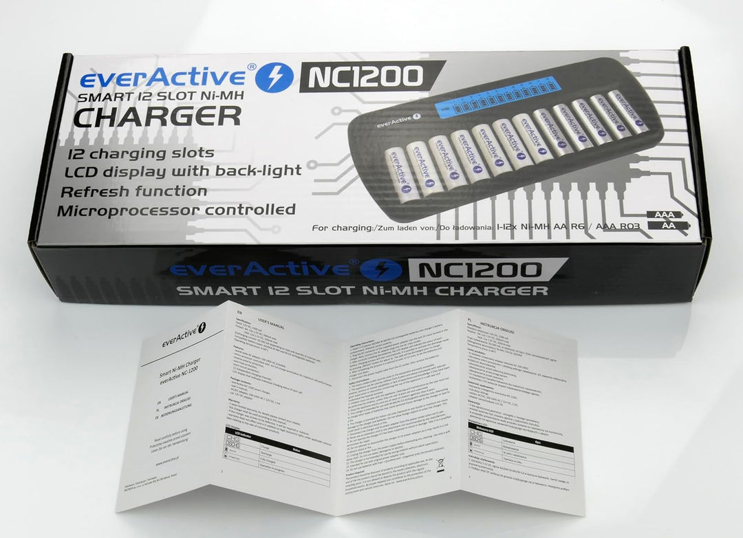 Processor Charger EverActive AAA/AA NC-1200