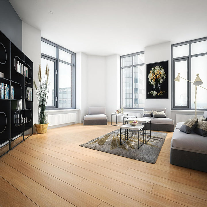 JOIEYOU PVC Bodenbelag, Vinylboden selbstklebend Fliesen Wasserdicht Rutschfeste, Laminat Klicksyste