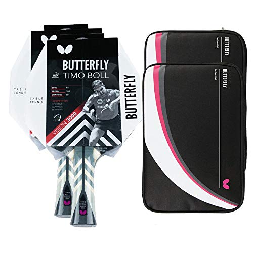 Butterfly® Timo Boll Vision 3000 Tischtennisschläger | Tischtennis Racket Bat TT Profi Wettkampfschl