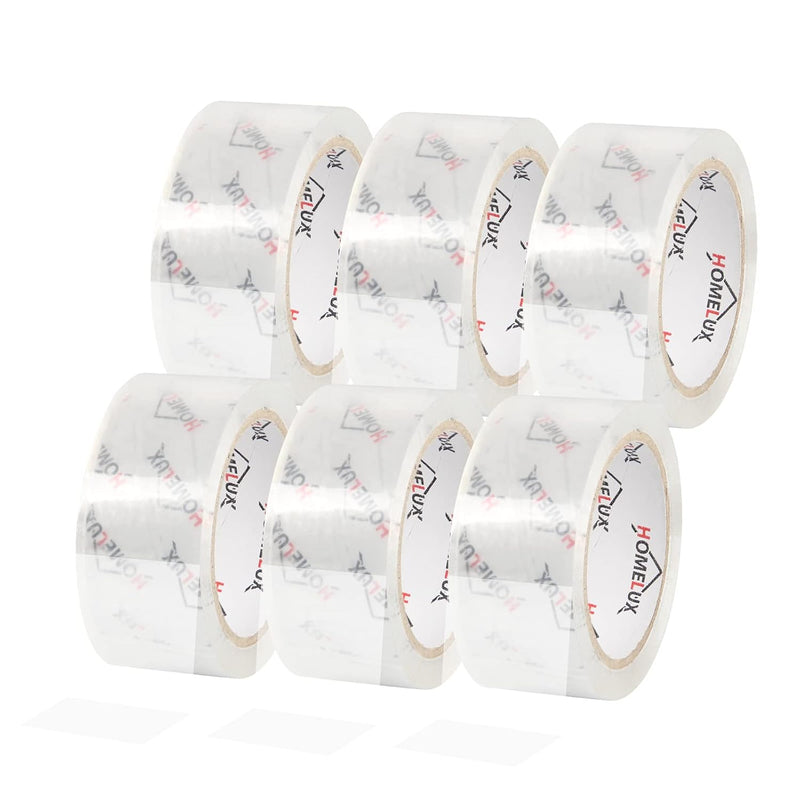 HOMELUX 144 Rollen Paketklebeband Paketband Klebeband Transparent Packband Verpackungsband - 66m Lan