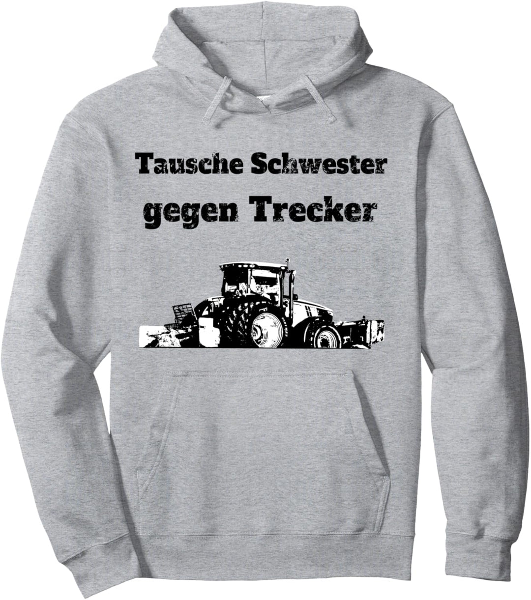Landwirt Trecker Landwirtschaft Sohn Geschwister Kinder Pullover Hoodie