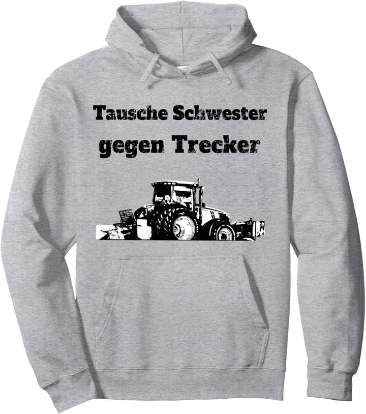 Landwirt Trecker Landwirtschaft Sohn Geschwister Kinder Pullover Hoodie