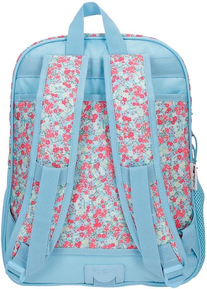Pepe Jeans Aide Schulrucksack Anpassbar an Trolley Multicolor 30x40x12 cm Polyester 14,4L Rucksack 4