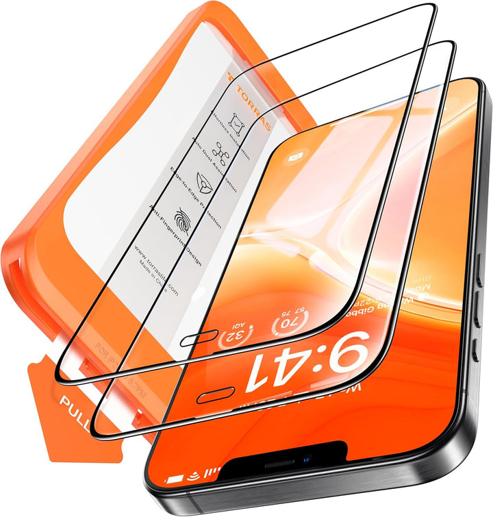 TORRAS für iPhone 12/12 Pro für Panzerglas Zertifizierung auf TOP Stossfestigkeit Schutzglas iPhone